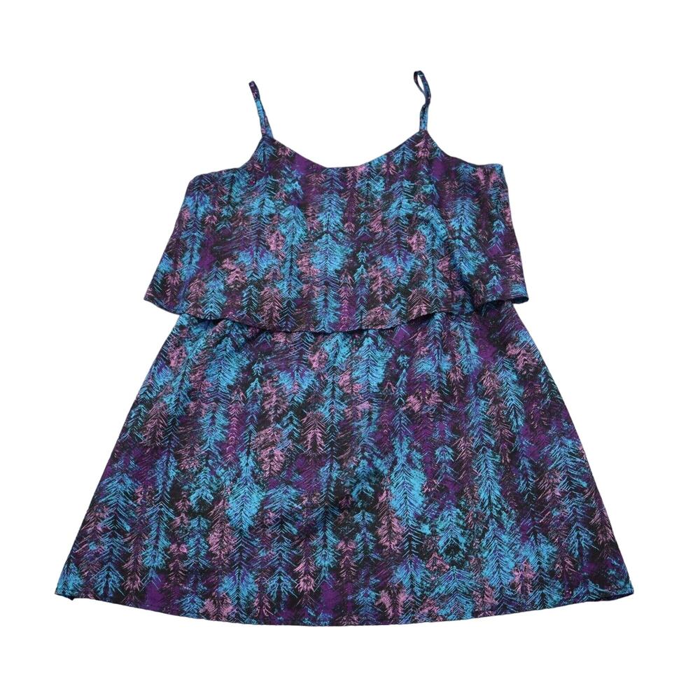 Mac Jac Dress Womens L Multicolor Sleeveless Scoop Neck Spaghetti Strap Casual